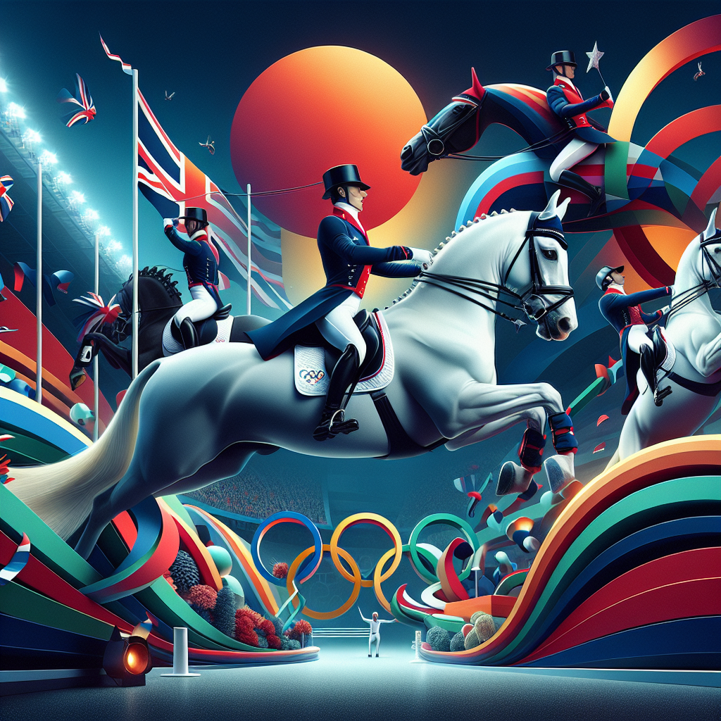 Team GB Dominates Dressage at Paris Olympics, Sets New Records and Eyes Cross-Country Glory- just horse riders