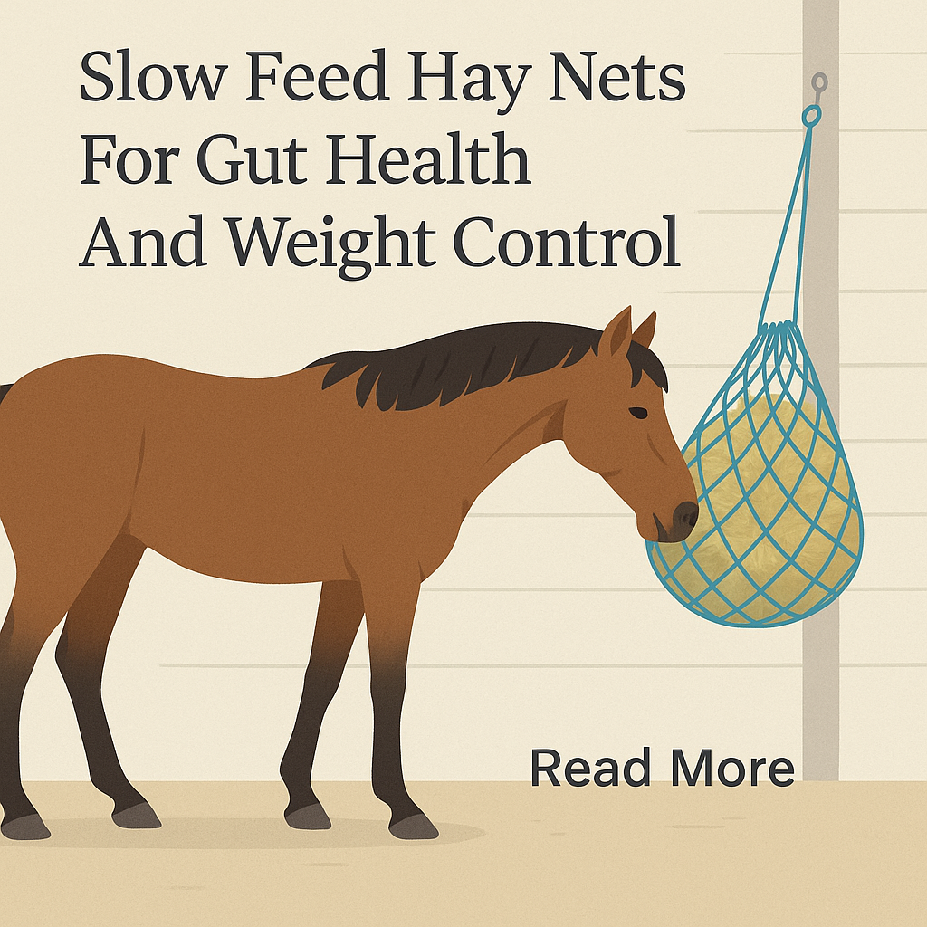 Slow Feed Hay Nets For Gut Health And Weight Control- just horse riders
