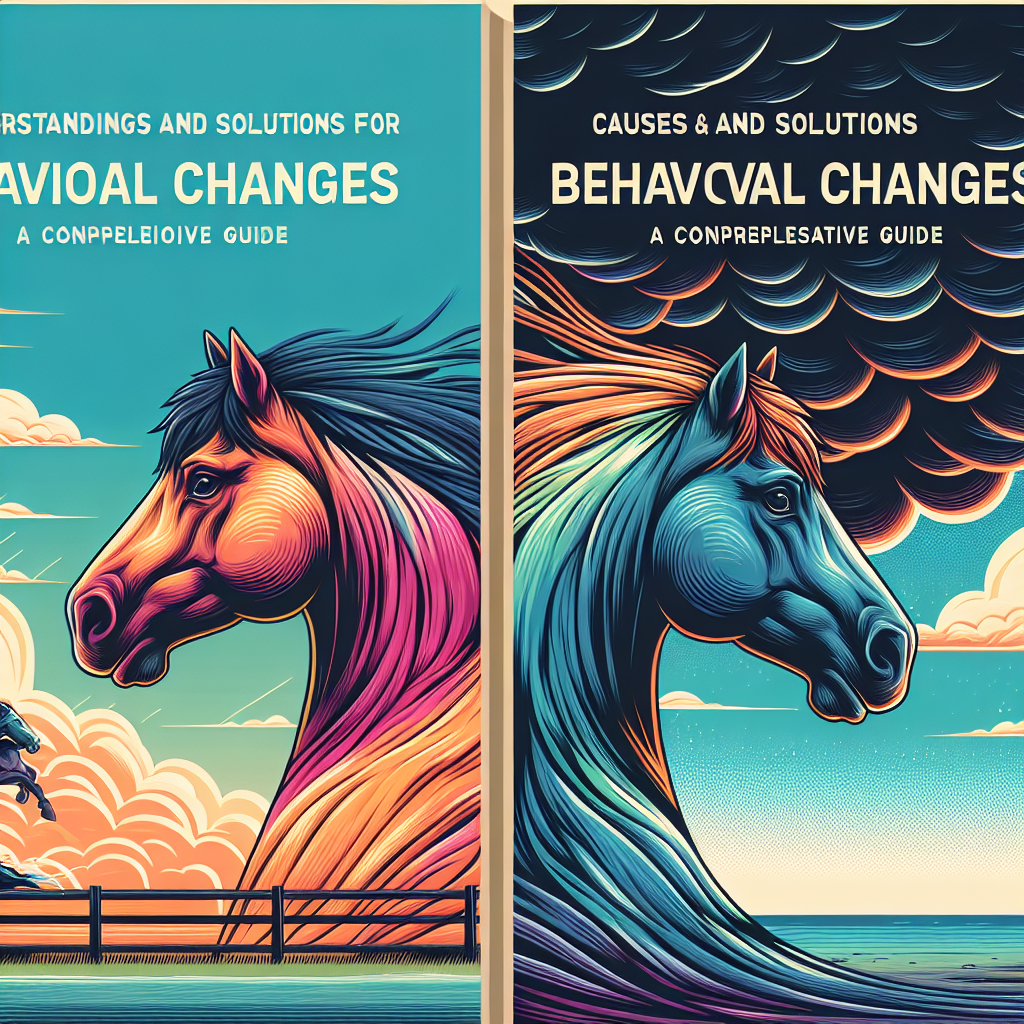 Understanding Causes and Solutions for Behavioral Changes in Horses: A Comprehensive Guide- just horse riders