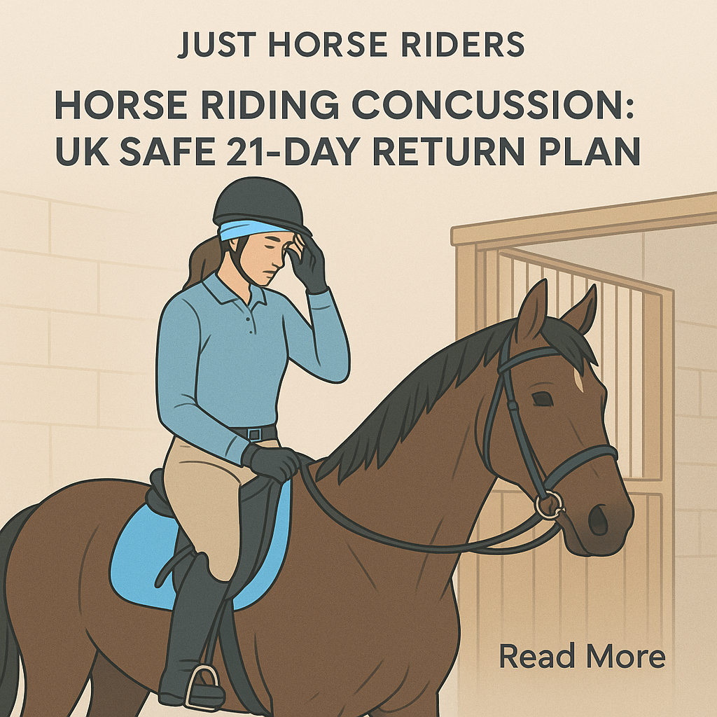 Horse Riding Concussion: UK Safe 21-Day Return Plan- just horse riders