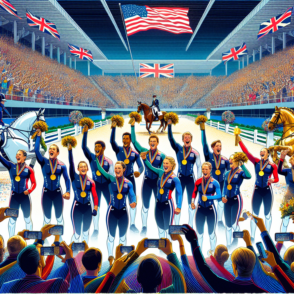 Historic Gold: Inside The USA's Triumph Over Longstanding British Dominance In Para Dressage- just horse riders