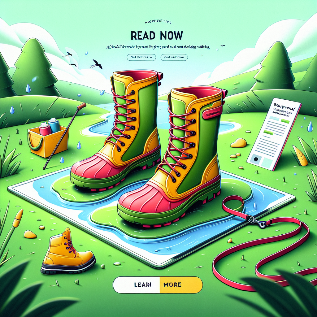 Comprehensive Guide to Affordable Waterproof Boots for Yard and Dog Walking Under $100- just horse riders