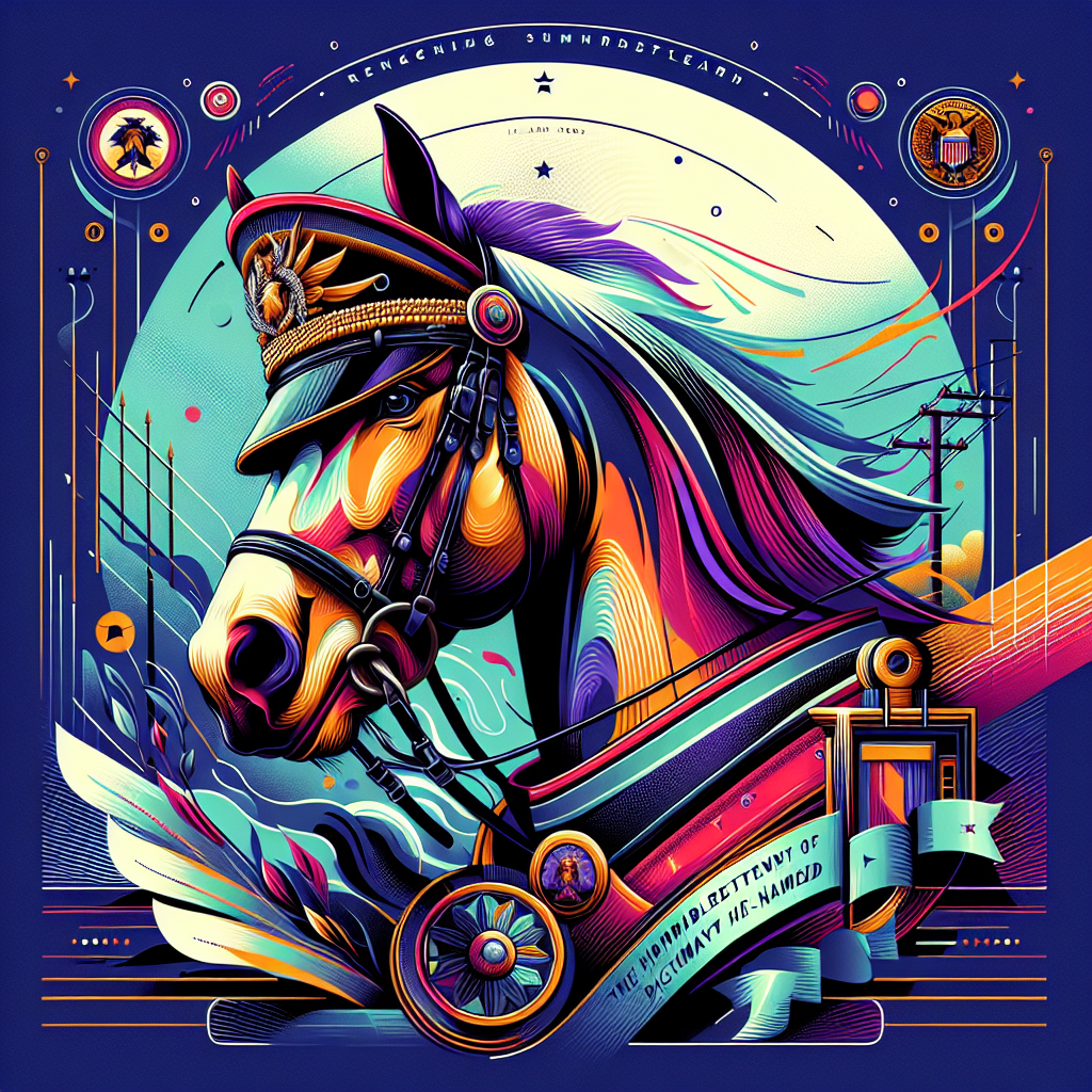 The Honorable Retirement Of A Distinguished Army Horse Atticus- just horse riders