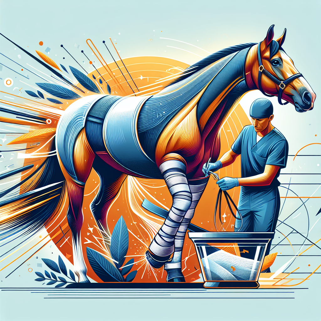 Mastering Equine Recovery: Essential Guide to Effective Compression Bandage Use Post-Surgery- just horse riders
