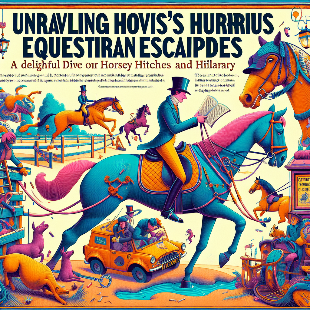 Unraveling Hovis's Humorous Equestrian Escapades: A Delightful Dive Into Horsey Hitches And Hilarity- just horse riders