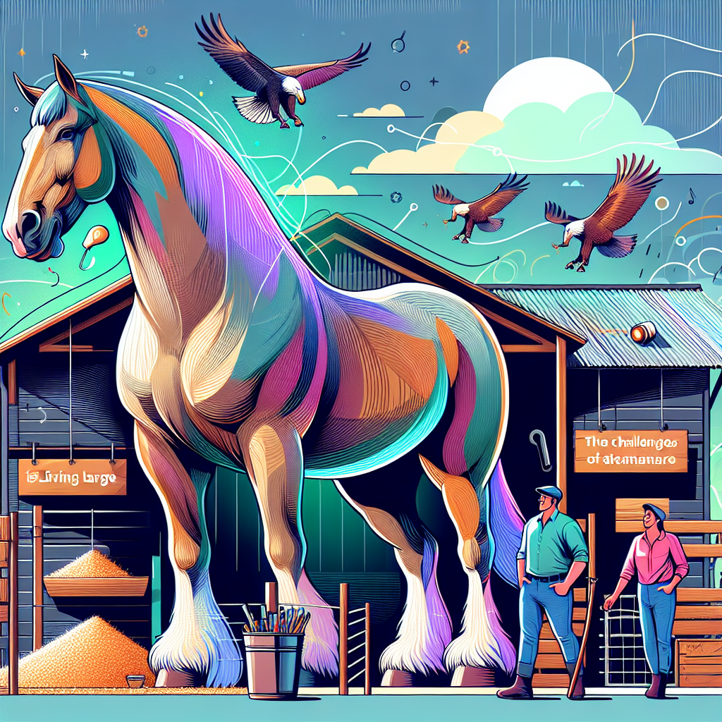 Living Large: The Unique Challenges And Joys Of Owning A Giant Horse- just horse riders