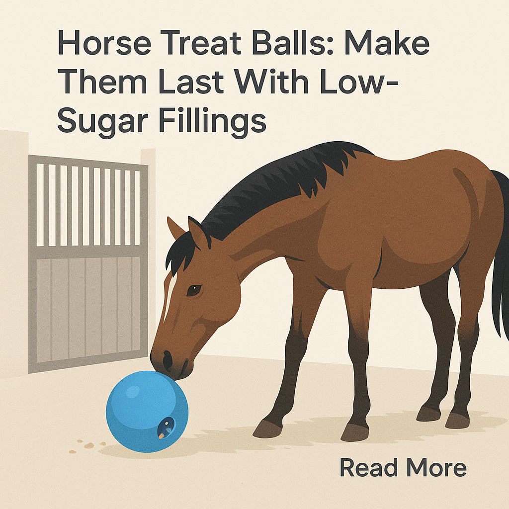 Horse Treat Balls: Make Them Last With Low-Sugar Fillings- just horse riders