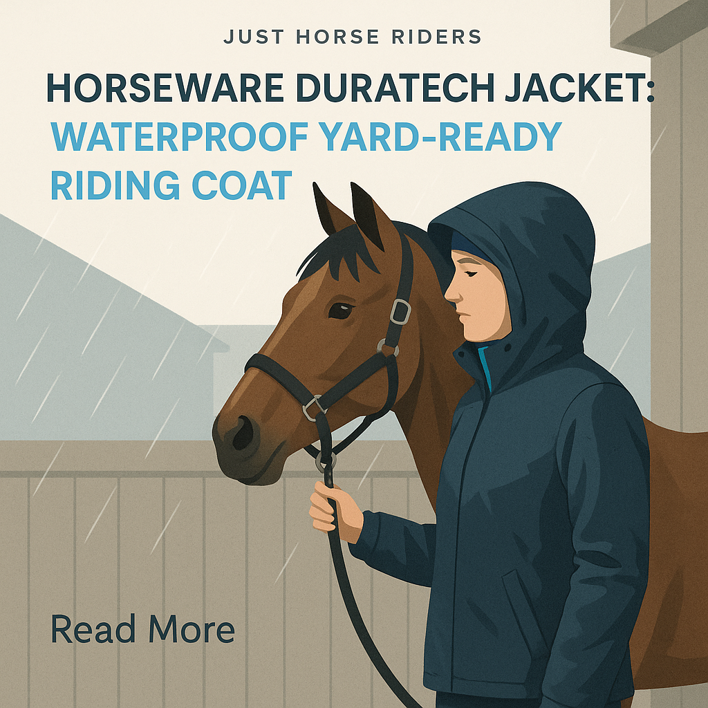 Horseware Duratech Jacket: Waterproof Yard-Ready Riding Coat- just horse riders
