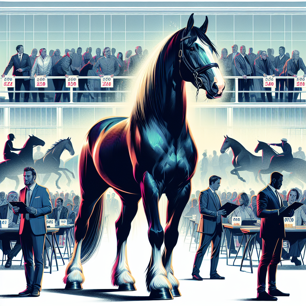 Olympic Stallion Breeding Auction Raises Thousands For Charity- just horse riders