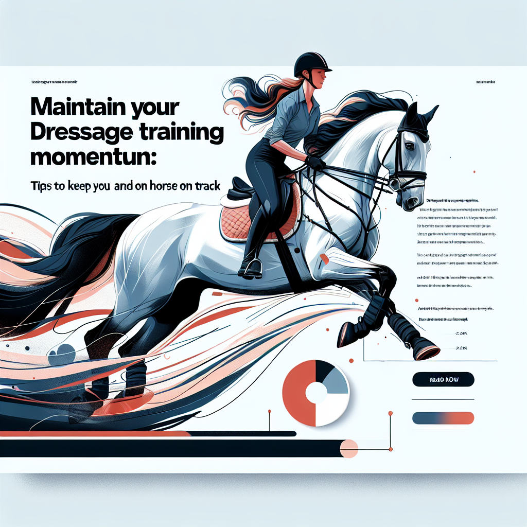 Maintain Your Dressage Training Momentum: Tips to Keep You and Your Horse on Track- just horse riders