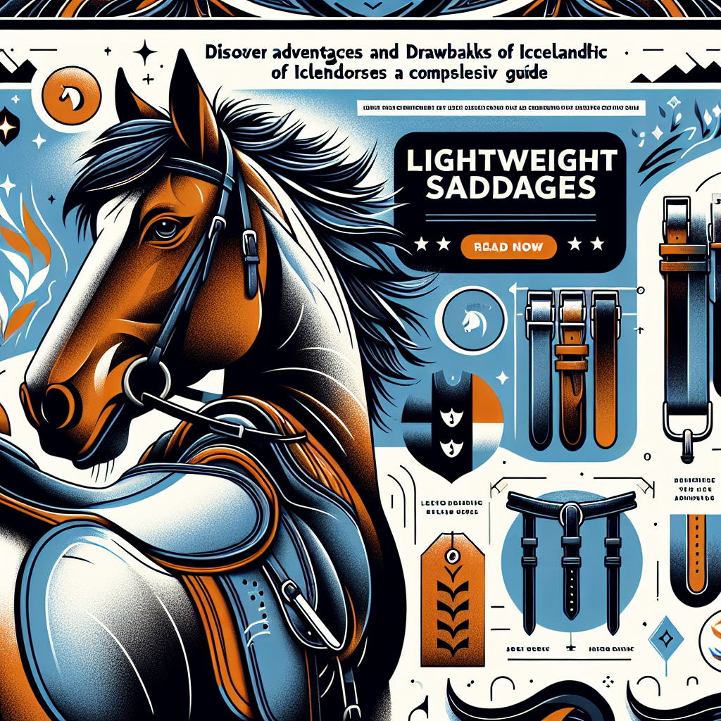 Discover the Advantages and Drawbacks of Lightweight Saddles for Icelandic Horses: A Comprehensive Guide- just horse riders