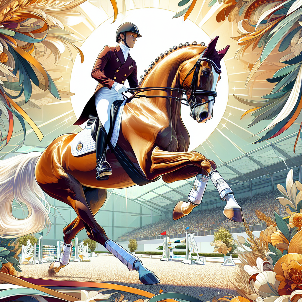 Miracle Mare Harmony's Giulilanta Triumphs At Prestigious Wellington Dressage Festival- just horse riders