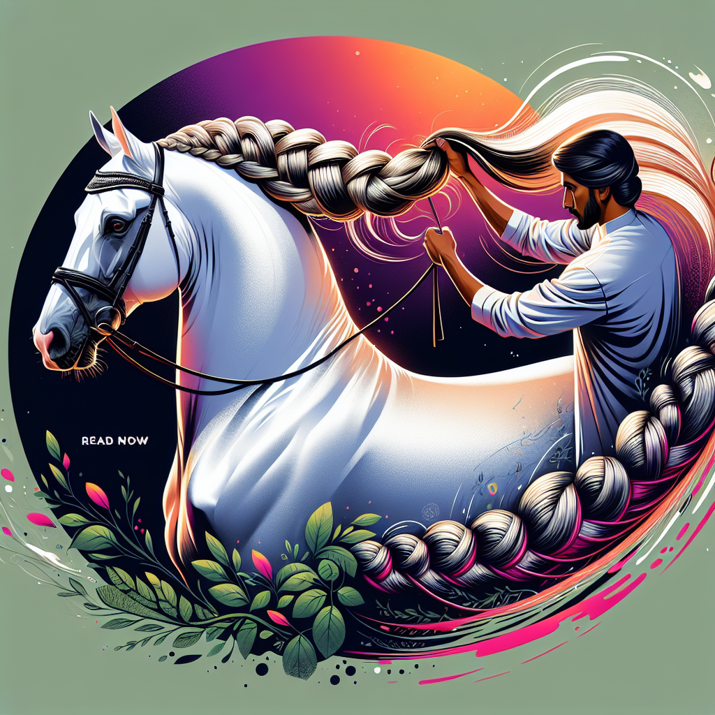 To Plait or Not to Plait: Unveiling the Elegance and Ethics of Dressage Mane Braiding- just horse riders