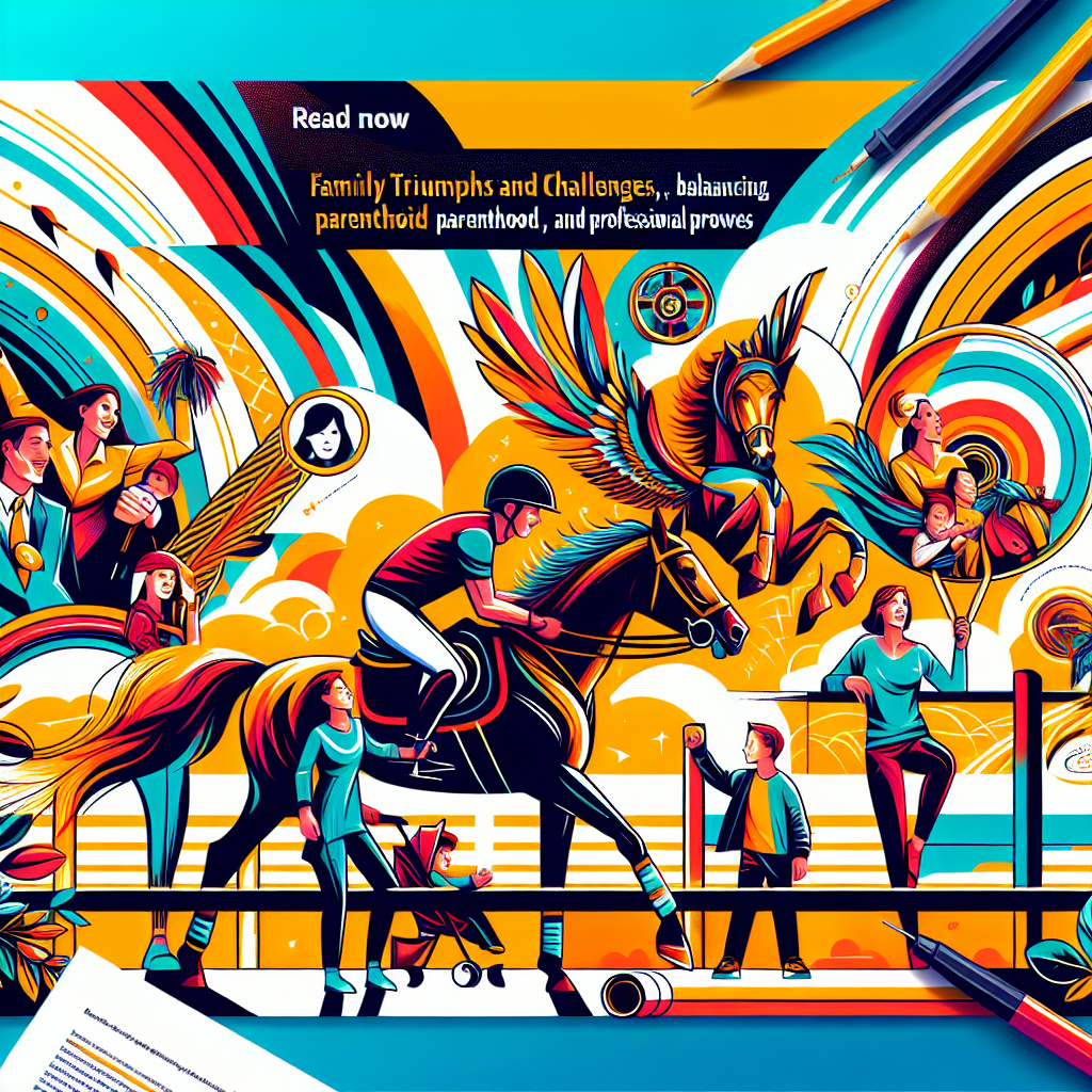 Family Triumphs And Challenges In Equestrian Sports Balancing Parenthood And Professional Prowess- just horse riders
