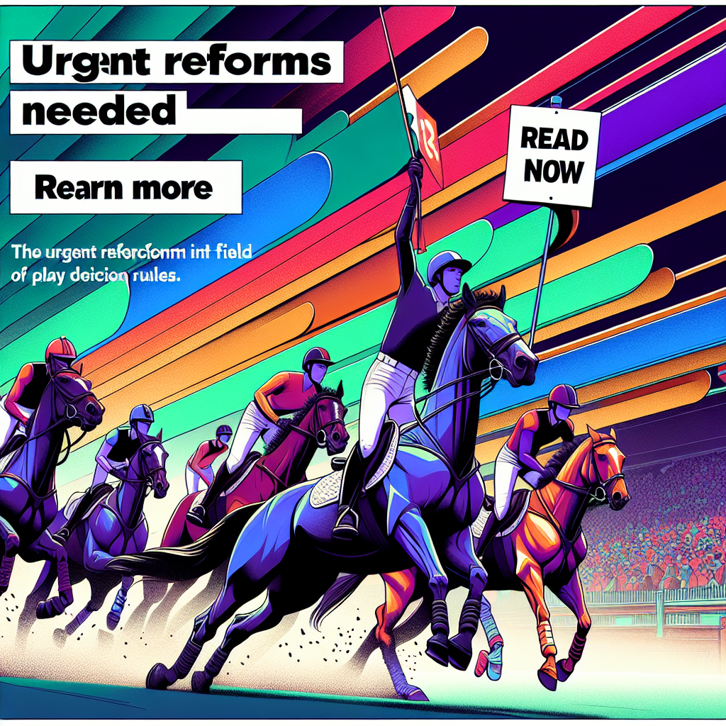 The Injustice in Equestrian Sports: The Urgent Need to Reform Field-of-Play Decision Rules- just horse riders
