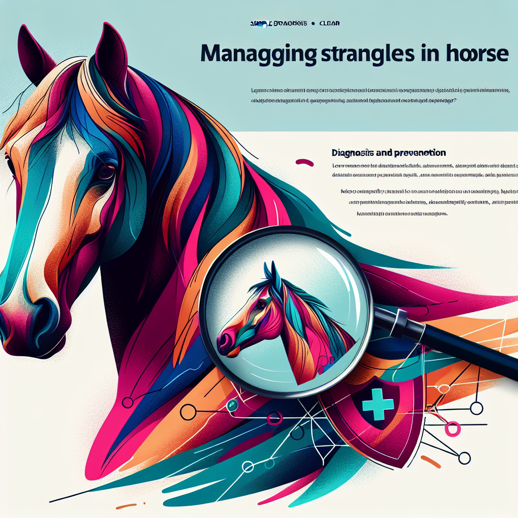 Key Strategies For Managing Strangles In Horses Understanding Symptoms Diagnosis And Prevention- just horse riders