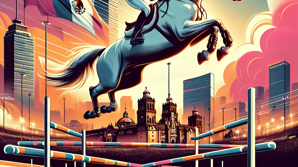 Mexico City Show Jumping Spectacle: Prague Lions Roar to Victory at the 2024 Global Champions League Tour- just horse riders