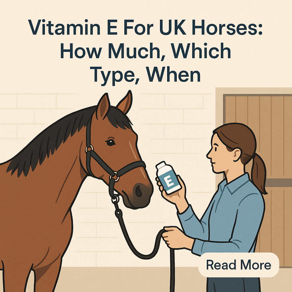 Vitamin E For UK Horses: How Much, Which Type, When- just horse riders