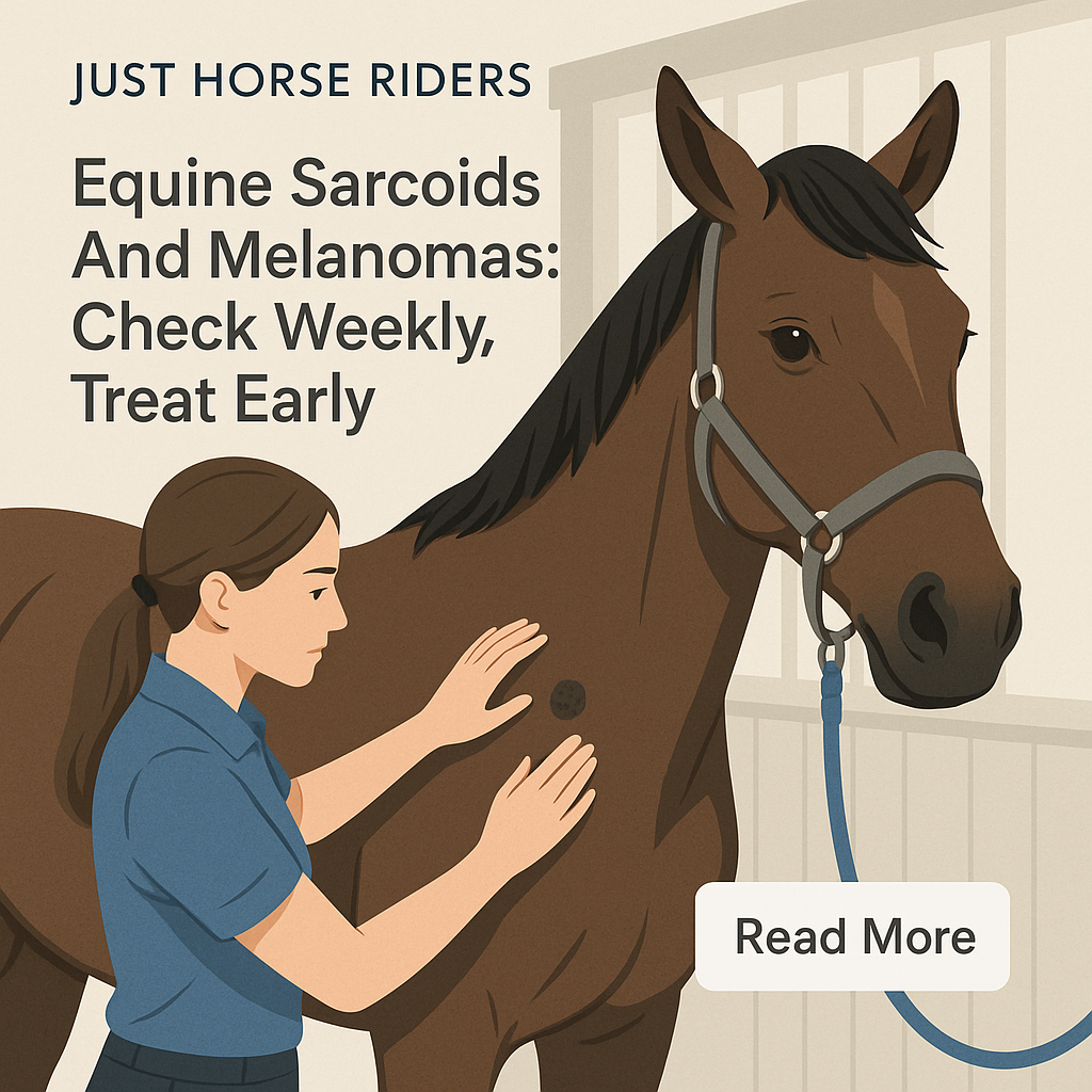 Equine Sarcoids And Melanomas: Check Weekly, Treat Early- just horse riders