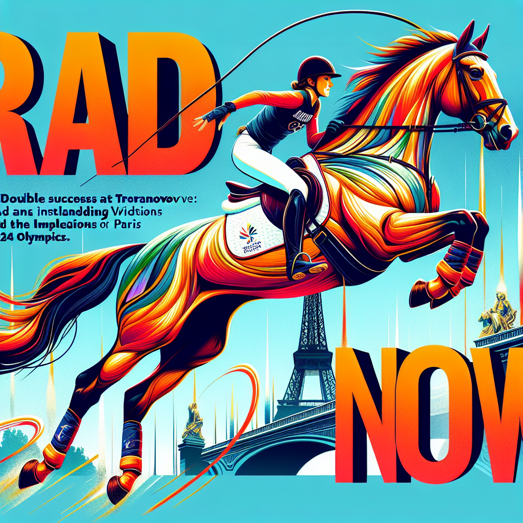 Double Success at TerraNova: Adrienne Lyle's Outstanding Victories and the Implications for Paris 2024 Olympics- just horse riders