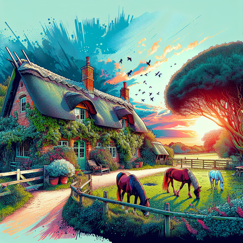 Discover The Equestrian Bliss And Architectural Charm Of Bramble Cottage- just horse riders