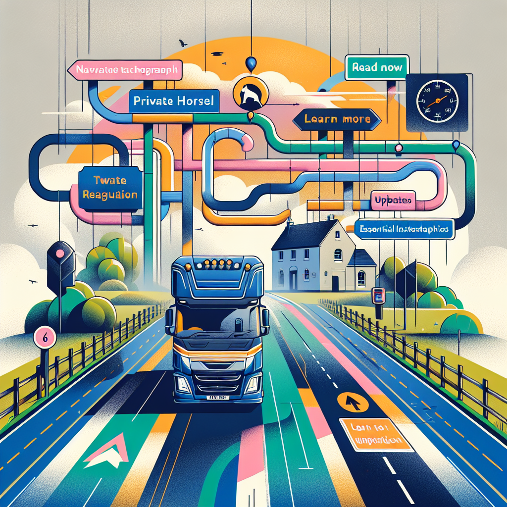 Navigating Tachograph Regulations for Private Horsebox Owners: Essential Insights and Updates- just horse riders