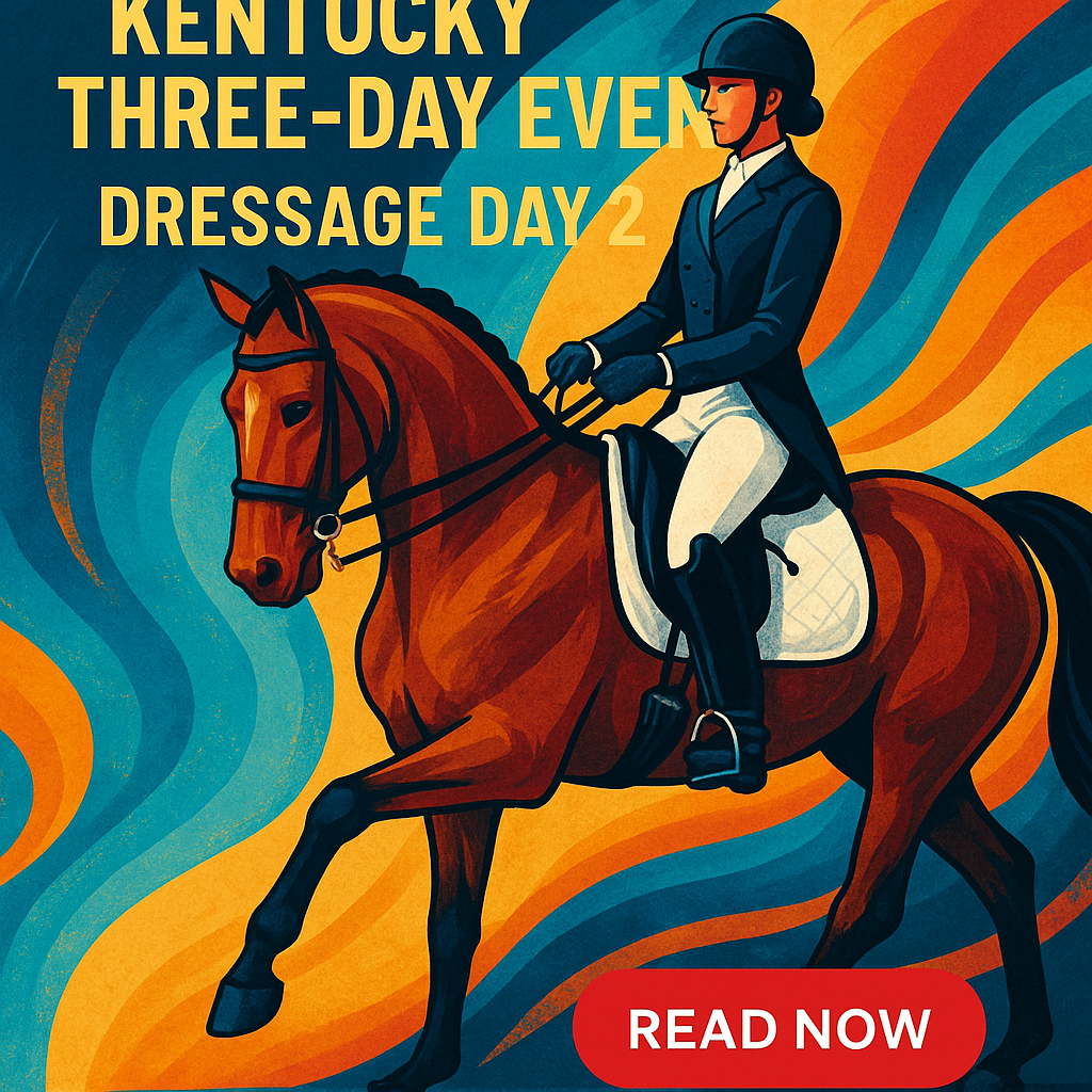 Experience Triumphs At Kentucky Three-Day Event Dressage Day 2- just horse riders
