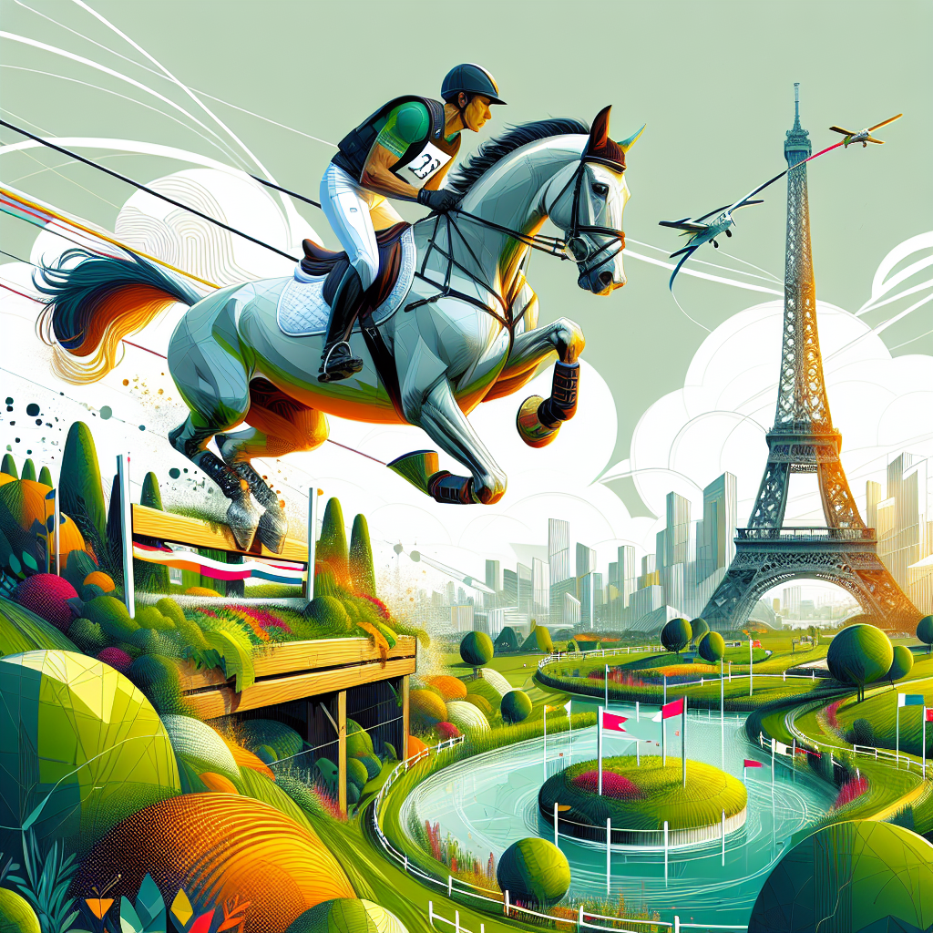 Tom McEwen Sets the Standard: A Thrilling Ride through Olympic Cross-Country Eventing in Paris 2024- just horse riders