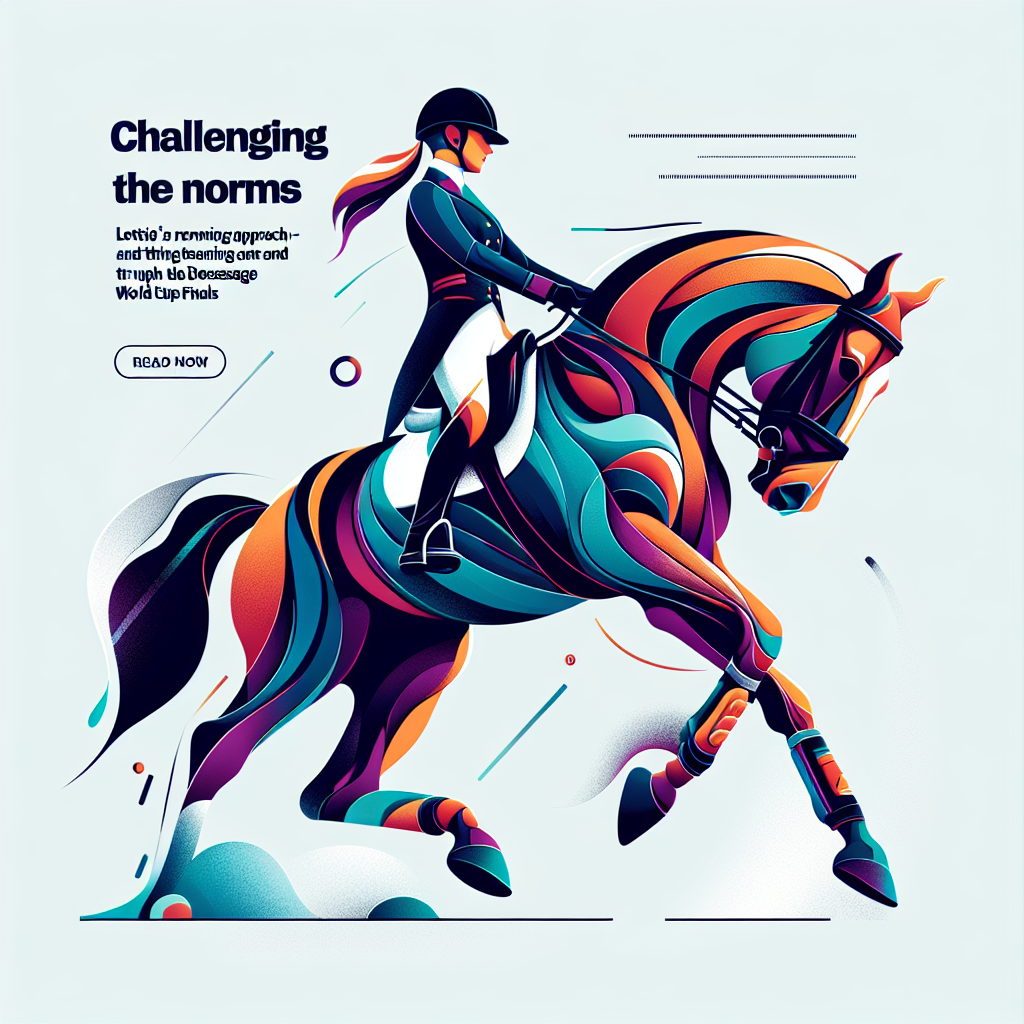Challenging the Norms: Lottie Fry's Revolutionary Training Approach and her Triumph at the Dressage World Cup Finals- just horse riders