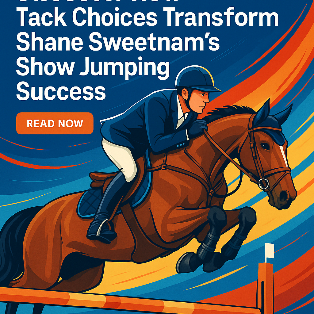 Discover How Custom Tack Choices Transform Shane Sweetnam's Show Jumping Success- just horse riders