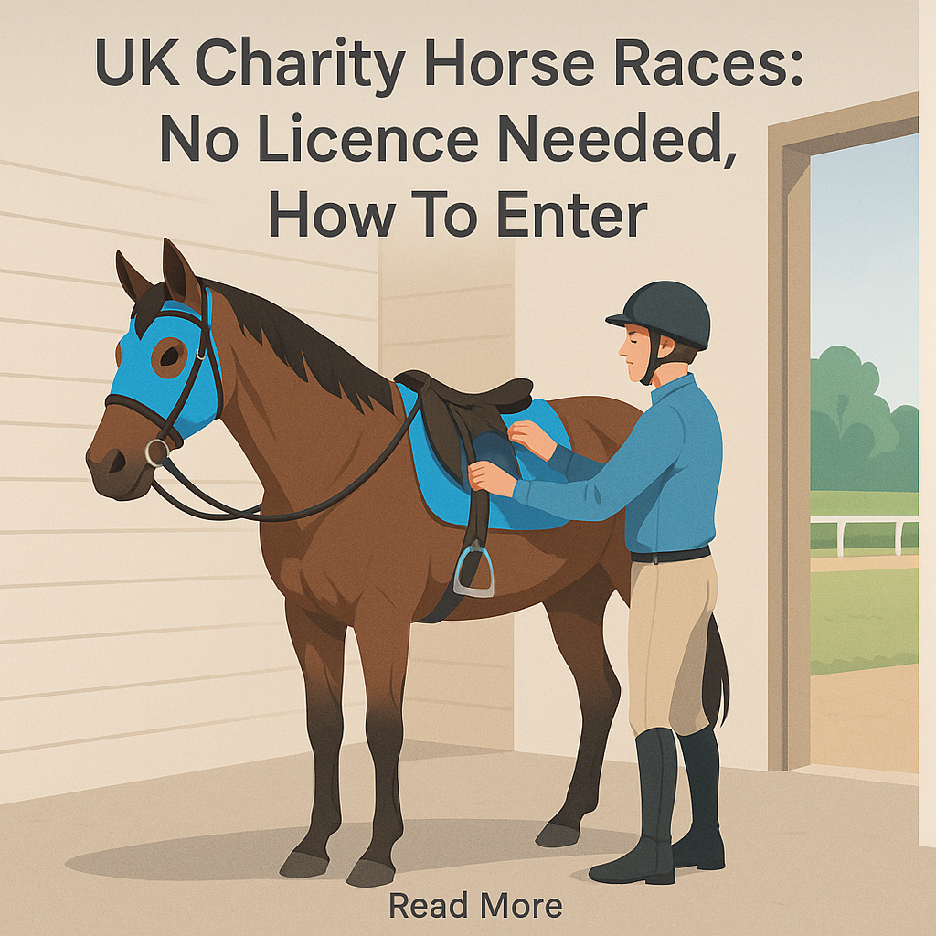 UK Charity Horse Races: No Licence Needed, How To Enter- just horse riders