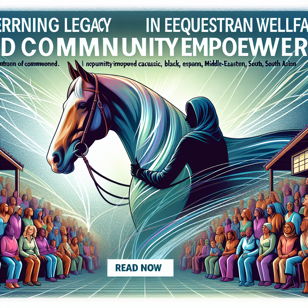 Ella MacGregor's Enduring Legacy In Equestrian Welfare And Community Empowerment- just horse riders