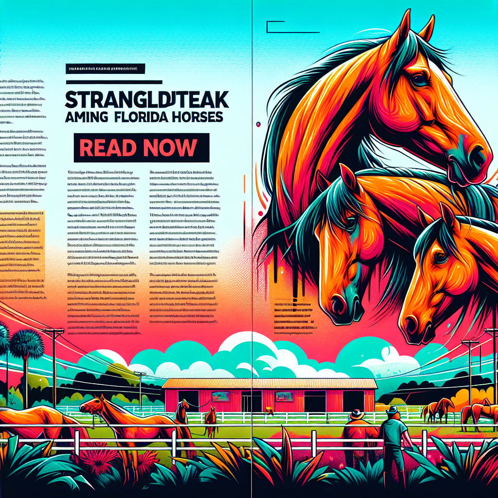 Florida Horses Face Strangles Outbreak Latest Cases Preventive Steps and Quarantine Strategies- just horse riders