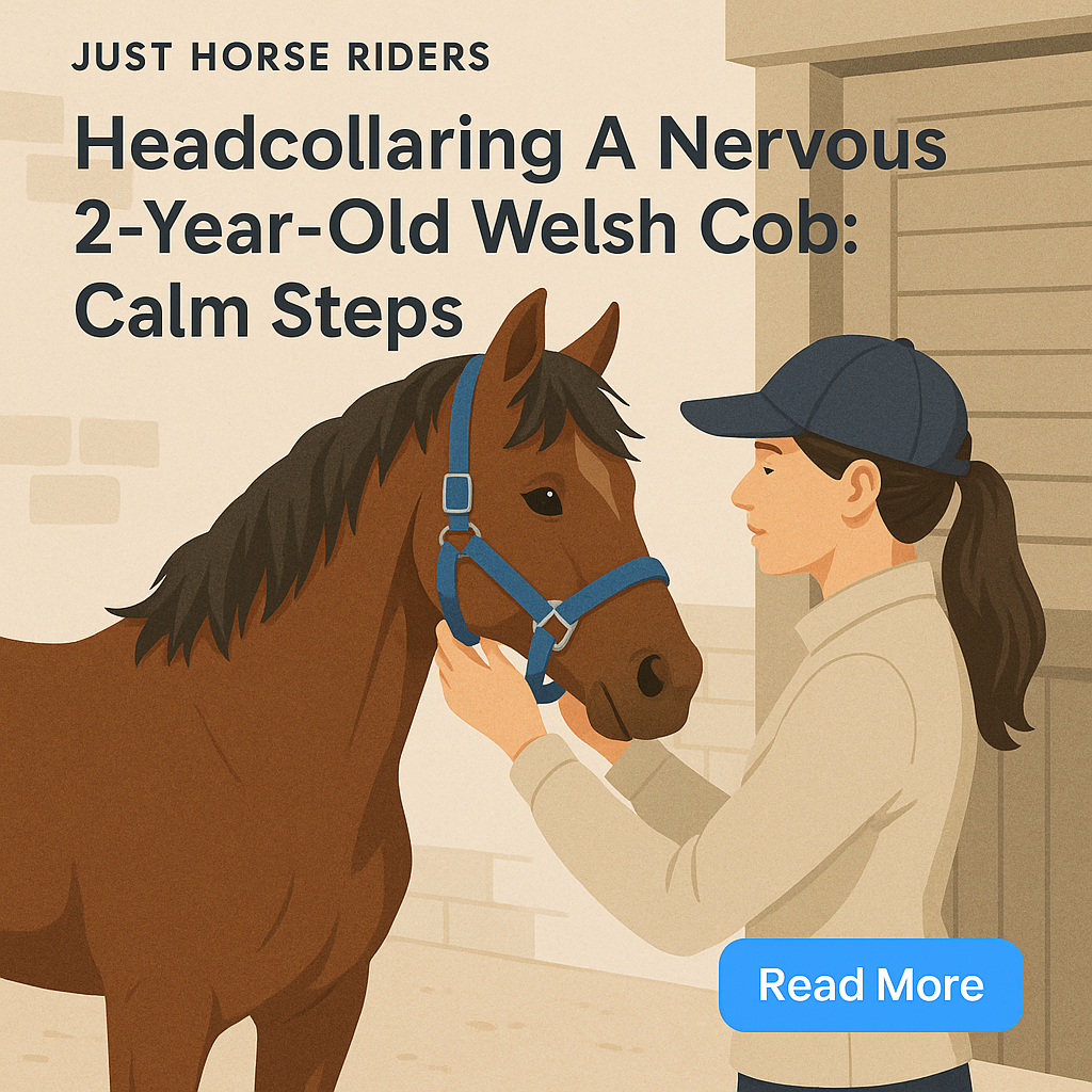 Headcollaring A Nervous 2-Year-Old Welsh Cob: Calm Steps- just horse riders