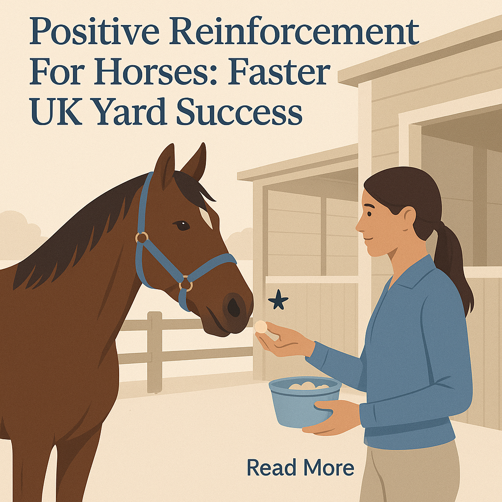 Positive Reinforcement For Horses: Faster UK Yard Success- just horse riders