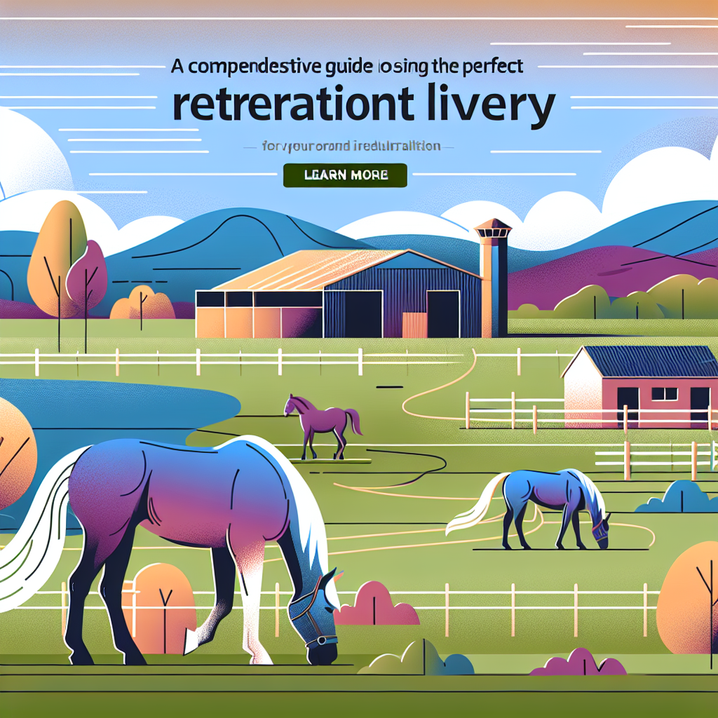 A Comprehensive Guide To Choosing The Perfect Retirement Livery For Your Horse- just horse riders