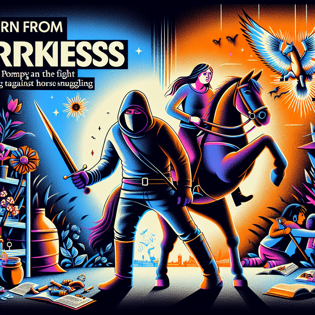 Born from Darkness: Daisy, Pompey and the Uplifting Fight Against Horse Smuggling- just horse riders