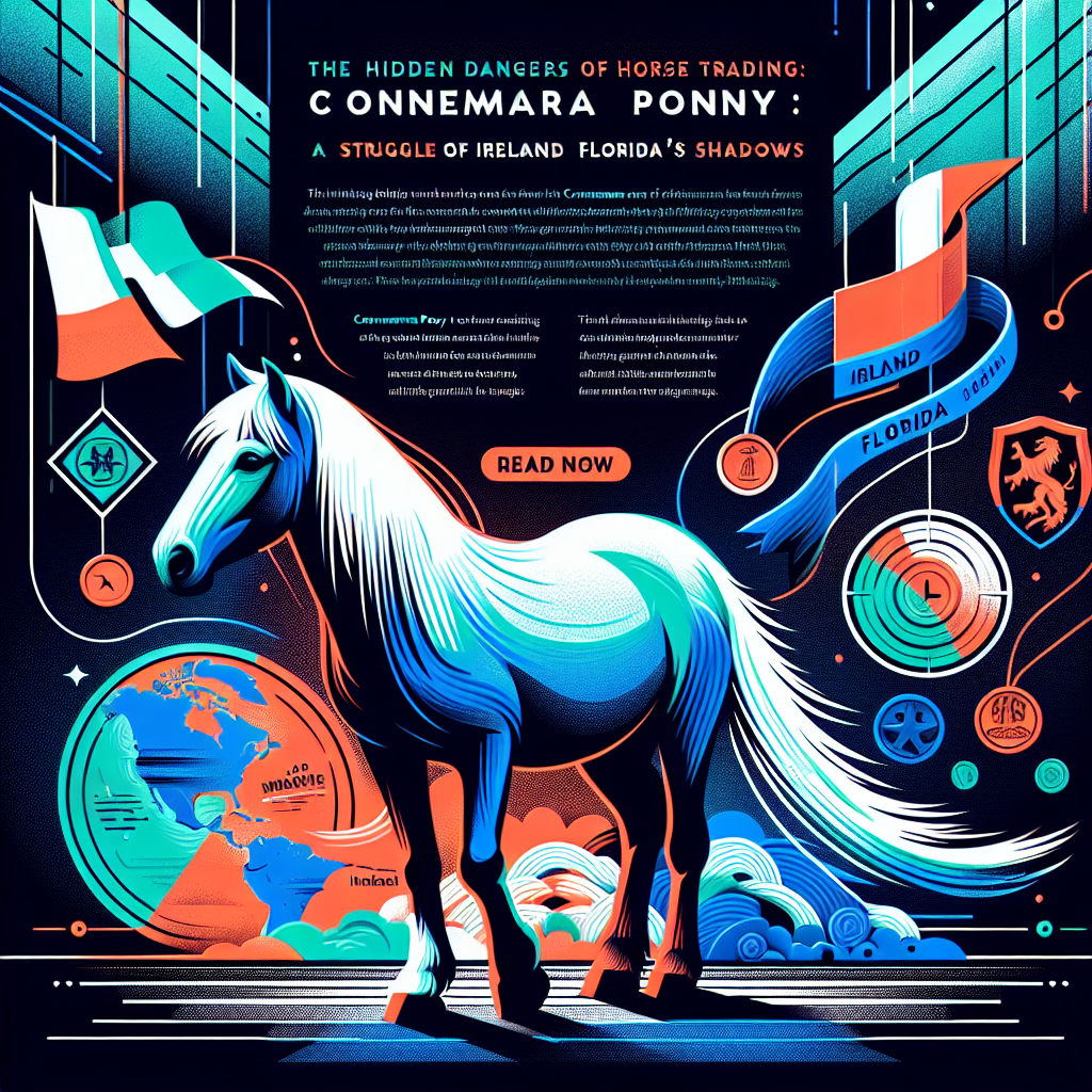 The Hidden Dangers of Horse Trading: A Connemara Pony's Struggle from Ireland to Florida's Shadows- just horse riders