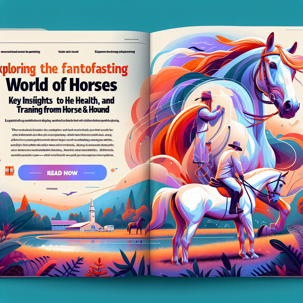 Exploring the Fascinating World of Horses: Key Insights on Health, Training, and More from Horse & Hound- just horse riders
