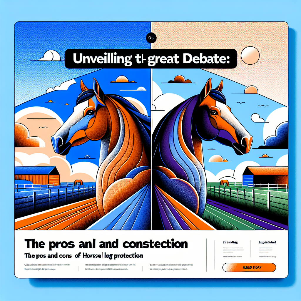 Unveiling the Great Debate: The Pros and Cons of Horse Leg Protection ...