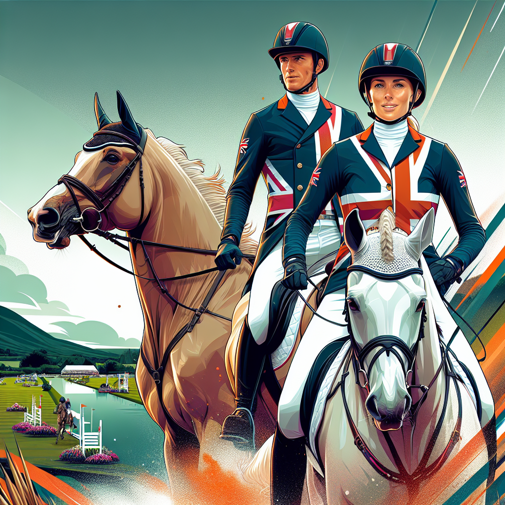 Rising Stars: British Underdogs Storm Straker and Caroline Harris Shine at Luhmühlen Horse Trials- just horse riders