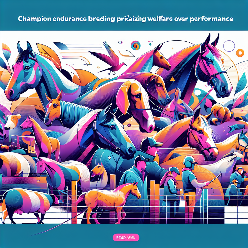 Champion Endurance Breeding Prioritizing Welfare Over Performance- just horse riders