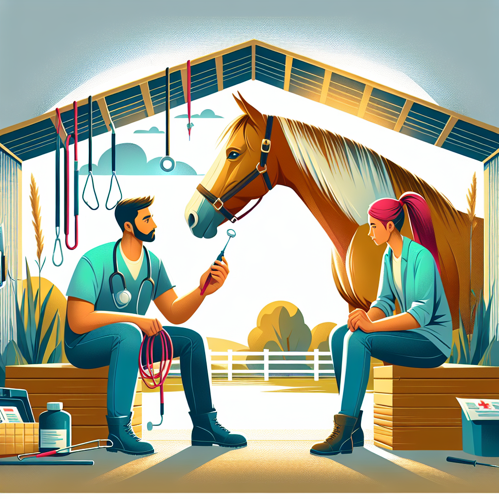 Empowering Equine Trust Overcoming Vet Fears Through Behavioral Techniques- just horse riders