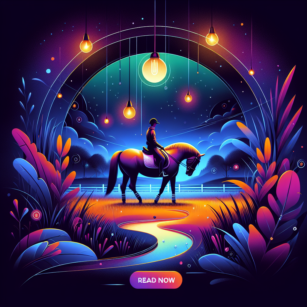 Mastering Night Riding: Expert Tips To Calm Your Horse Under Artificial Lights- just horse riders