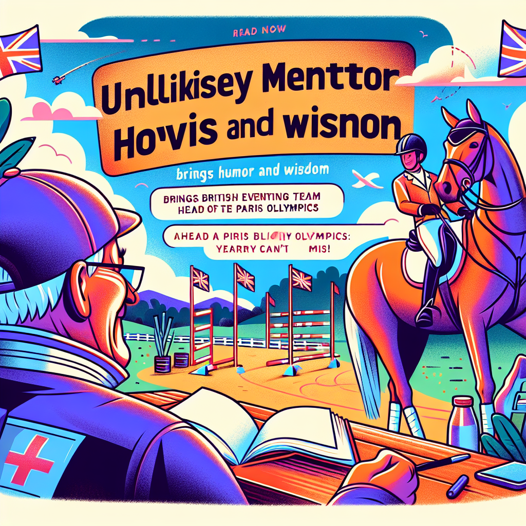 Unlikely Mentor Hovis Brings Humor and Wisdom to British Eventing Team Ahead of Paris Olympics: A Diary Entry You Can't Miss!- just horse riders