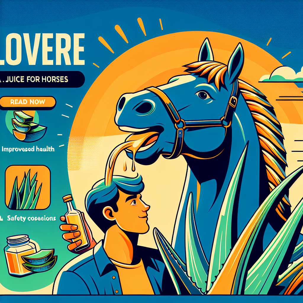 Unlocking the Power of Aloe Vera Juice for Horses: Benefits, Dosage, and Safety Considerations- just horse riders