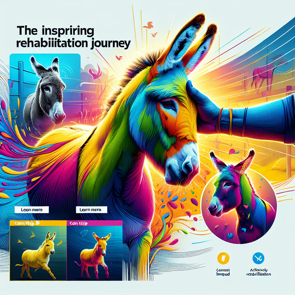 The Inspiring Rehabilitation Journey Of Corn Chip The Donkey Through Trust And Compassion- just horse riders