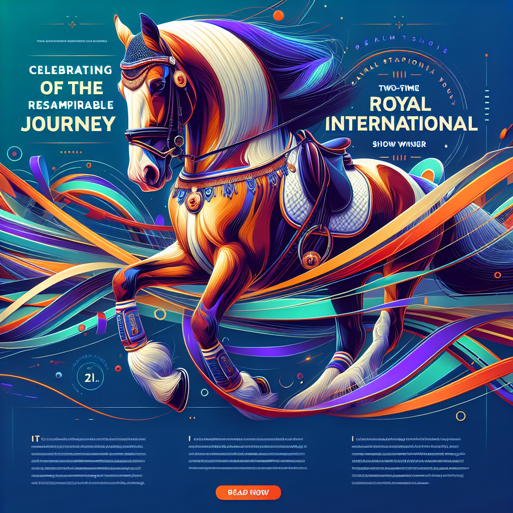 Celebrating the Remarkable Journey of Two-Time Royal International Show Winner: Champion Show Cob, Its Abracobdabra- just horse riders