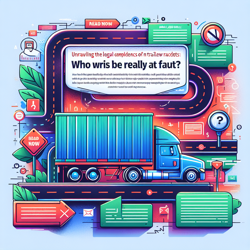 Fault Less Riders Unraveling The Legal Complexities Of Trailer Accidents On Narrow Roads ...