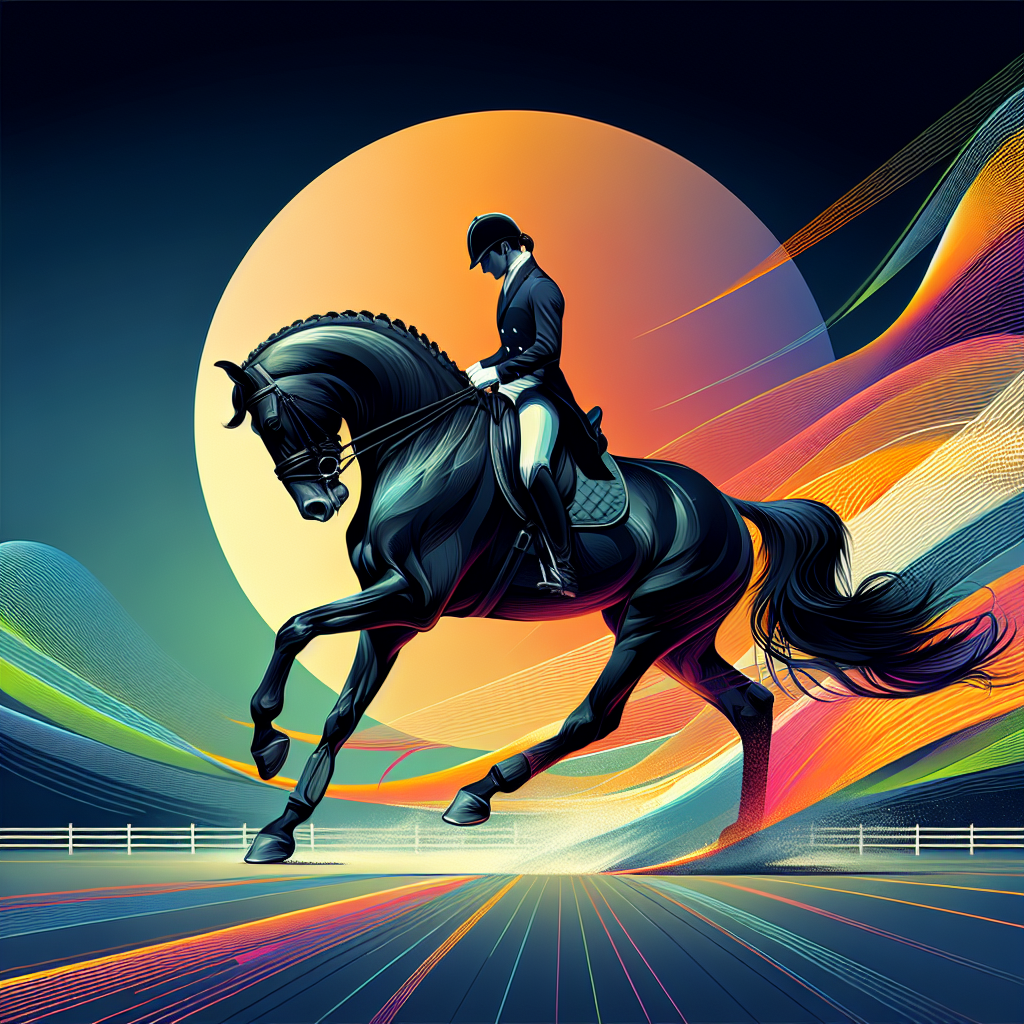 Farewell To Divergent Stallion Negro Celebrating A Legacy In Dressage- just horse riders